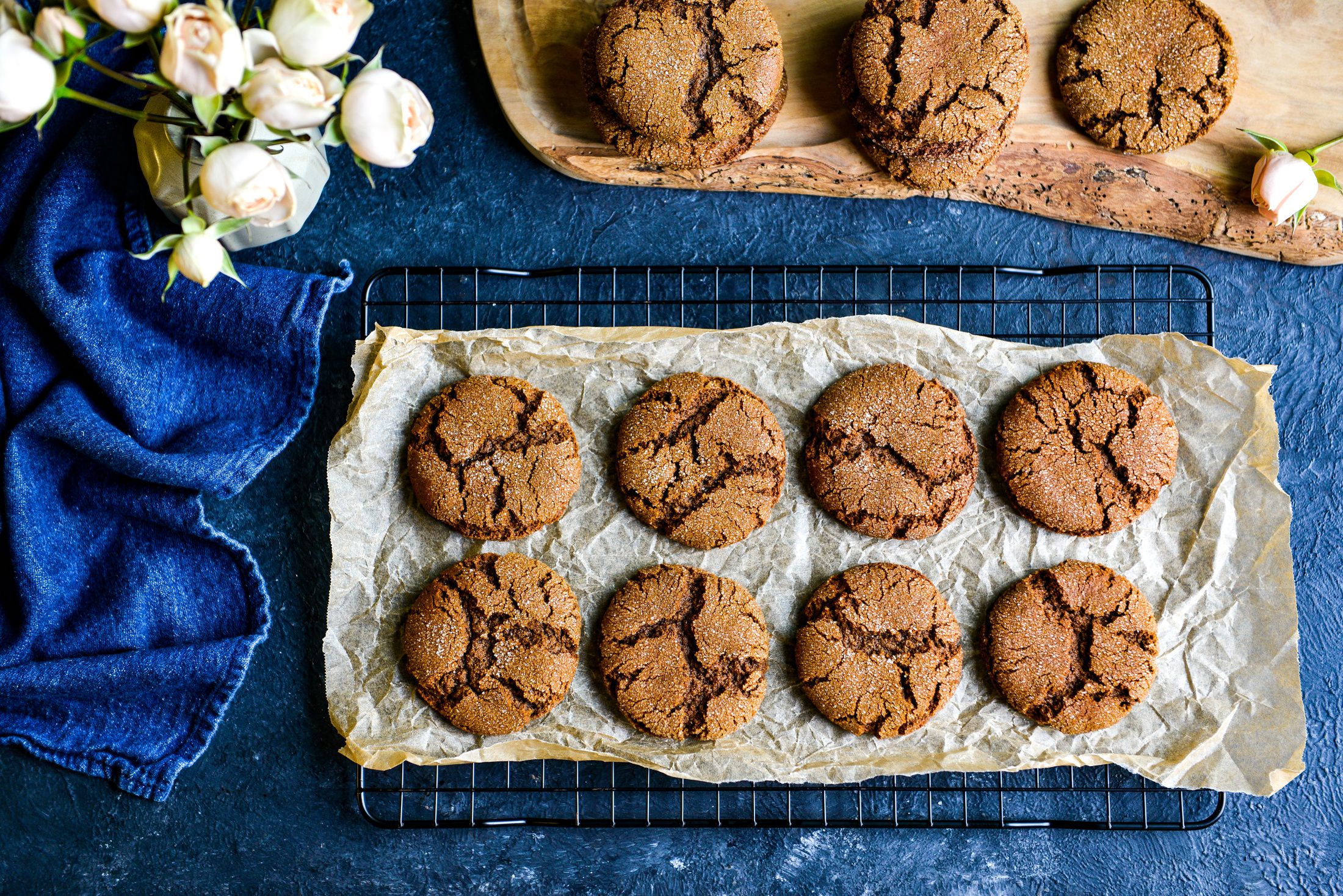 GRAIN-FREE GLUTEN-FREE GINGER MOLASSES COOKIES-1